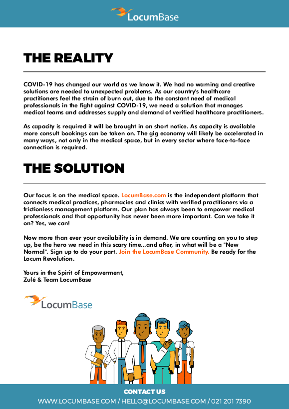 LocumBase: The Reality and The Solution LocumBase: The Reality and The Solution